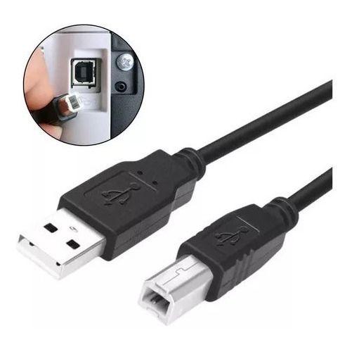 Imagem de Cabo Usb 2.0 Impressora Universal 5 Metros Compativel Com as Principais Marcas do Mercado