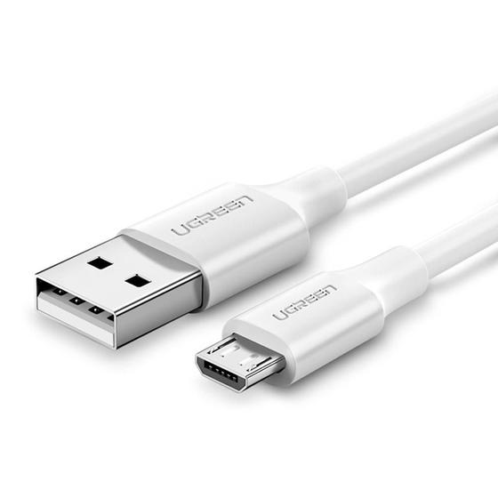 Imagem de Cabo Usb 2.0 Para Micro Usb Ugreen Macho 1 Metros Branco