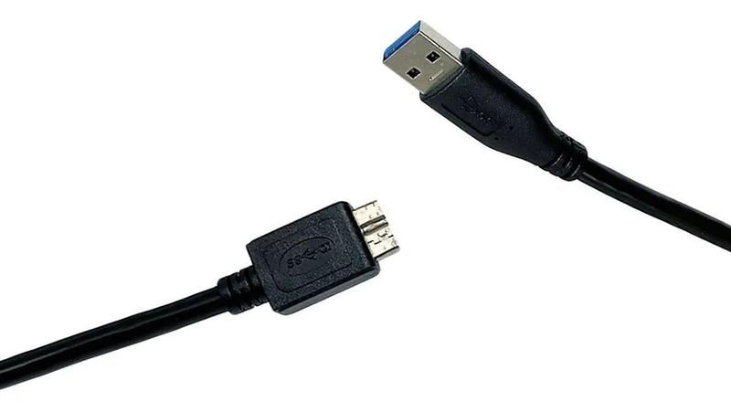 Imagem de Cabo Usb 3.0 Micro USB Type-B Para Hd Externo Seagate Toshiba 100CM