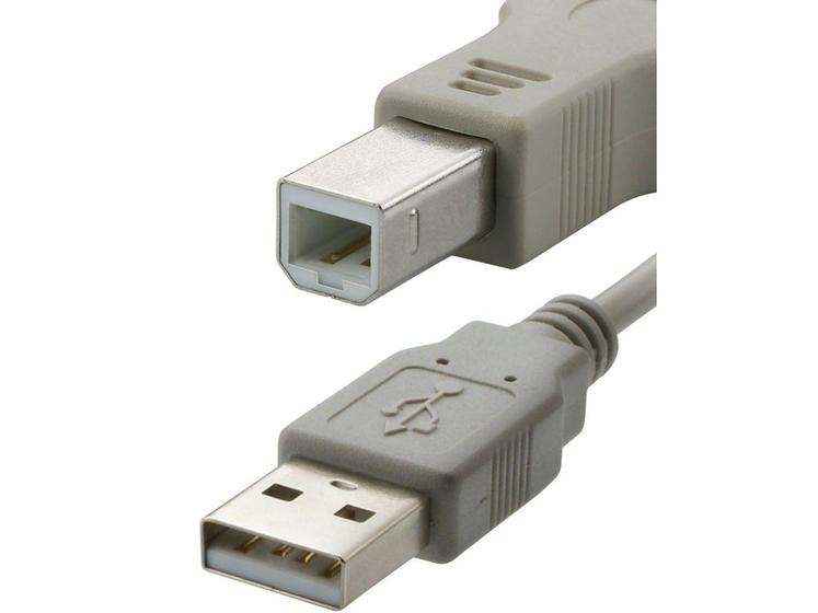 Imagem de Cabo USB 3m para Impressoras e Notebooks - Multilaser WI274