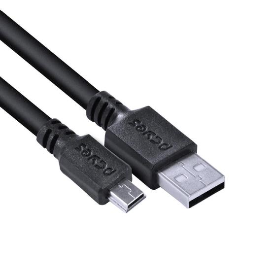 Imagem de Cabo Usb A 2.0 Macho P/ Mini Usb B Macho 28Awg Cobre1 Metro