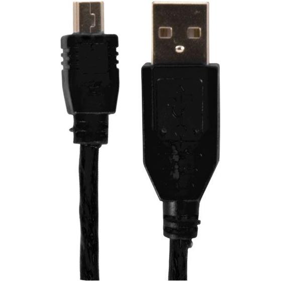 Imagem de Cabo Usb A Macho X Mini Usb 5p 2.0 1,8m Preto Ebolt