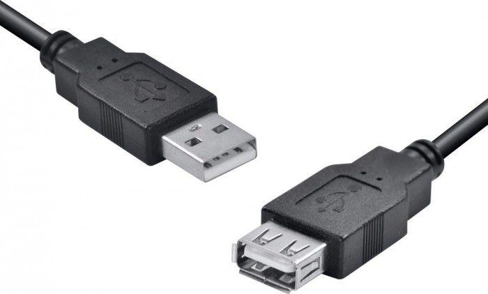 Imagem de Cabo usb a macho x usb a femea 2.0 - 5m extensor - uamaf-5