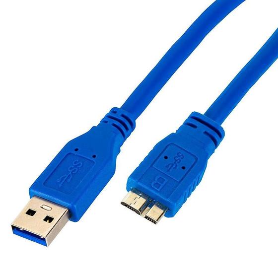 Imagem de Cabo Usb A Para Micro B 3.0 Superspeed 5Gbps - 2 Metros