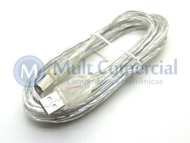 Imagem de Cabo USB A / USB B 28AWG com 3 Metros JL46043 - Jiali