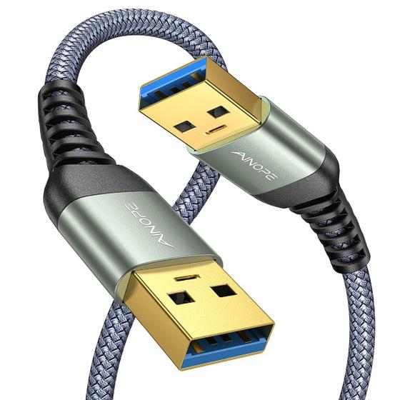 Imagem de Cabo USB AINOPE USB 3.0 A para um macho de 6,6 pés para disco rígido