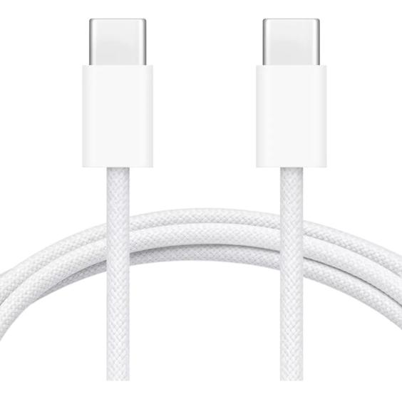 Imagem de Cabo Usb-c 60w Turbo 1m Compatível com iPhone 15 16 Macbook