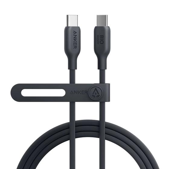 Imagem de Cabo USB-C Bio-Based 140W Series 5 PD 1,8m Anker A80E2 Compatível com iPhones, Samsung, iPad