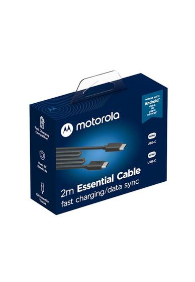 Imagem de Cabo Usb-c duas pontas 2 metros Moto Hyper G60s Autorizada Motorola