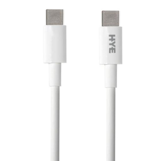 Imagem de Cabo USB-C Hye HYE108C 1 Metro - Branco