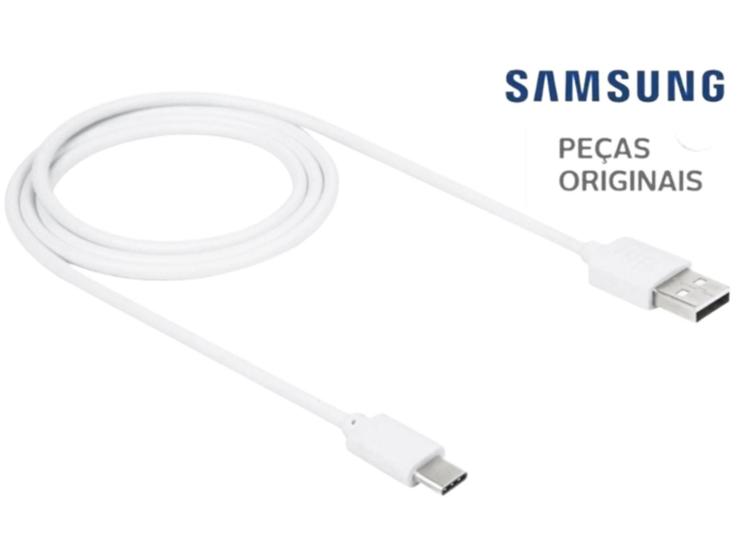 Imagem de Cabo USB-C Padrão Samsung Type C Original Galaxy A21 Modelo SM-A215 COD GH39-02065A