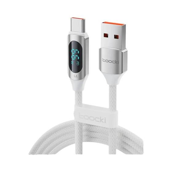 Imagem de Cabo USB-C para Carregamento Rápido 100W PD - Compatível com Xiaomi, Poco F3, Realme, Macbook e Ipad