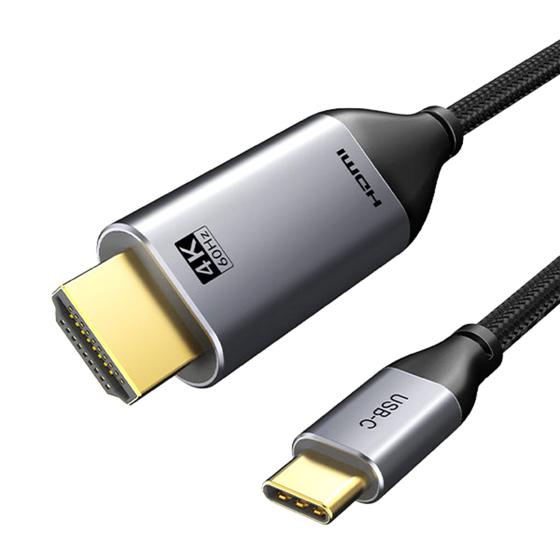 Imagem de Cabo USB C Para HDMI 4K 60Hz Tv Notebook 1,8m CableTime