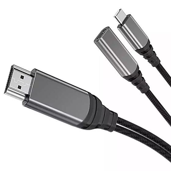 Imagem de Cabo Usb-c Para Hdmi 4k 60hz Wiwu Para Switch Tv Telefone