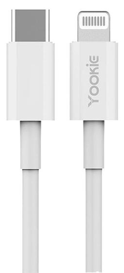 Imagem de Cabo USB-C para Lightning Yookie CB6 PD (1 Metro) - Branco