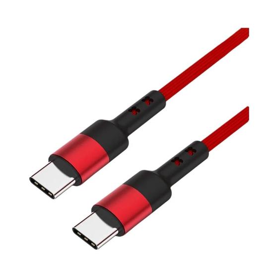 Imagem de Cabo USB-C para USB-C 100W 5A - Carga Rápida 4.0 com PD para Macbook Pro e Samsung