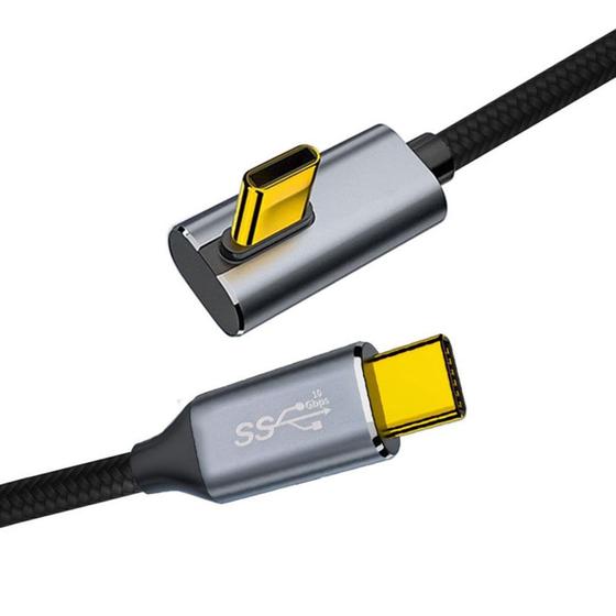 Imagem de Cabo USB-C para USB-C Chenyang - 10Gbps, 100W, 0,5m
