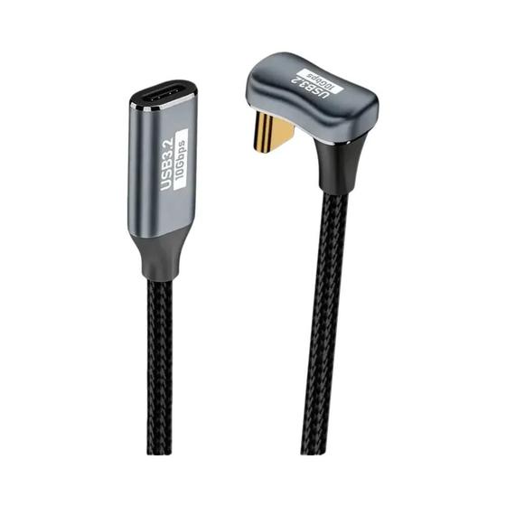 Imagem de Cabo USB-C para USB-C Thunderbolt 3 (10Gbps, PD 100W, 5A) - Formato U para iPhone e MacBook