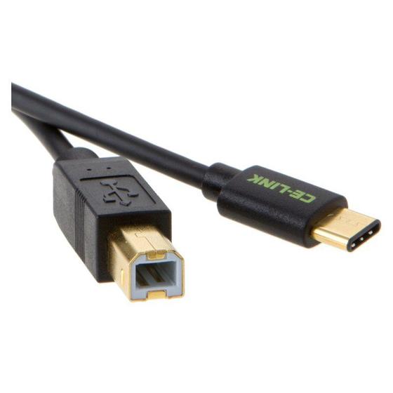 Menor preço em Cabo USB-c Type C Para USB 2.0b 2m 2 Metros USB-c Impressora