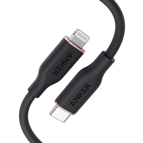 Imagem de Cabo USB-C x Lightning MFi PowerLine III Flow 1,8m Anker A8663