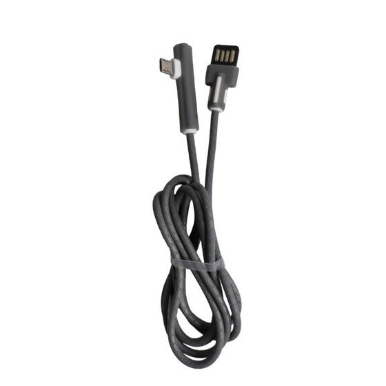 Imagem de Cabo Usb Carregador Tipo C Turbo 3.1a Em L 90 Graus 1.2m