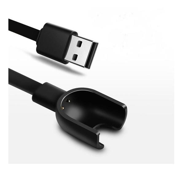 Imagem de Cabo Usb Compatível Com Relógio Mi Band 3 4 5 6 e Miband 7 Carregador Magnético