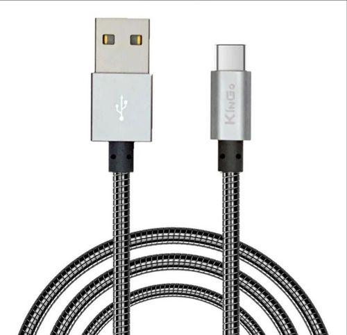 Imagem de Cabo Usb Dados Kingo Metalico Reforçado Android Type C