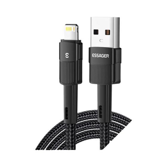 Imagem de Cabo USB de Carregamento Rápido 24A para iPhone - Compatível com 11 a 16