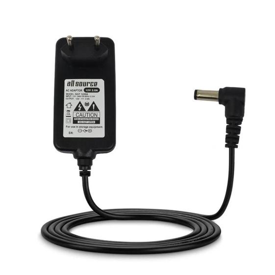 Imagem de Cabo Usb E Fonte Compatível Hd Externo Seag Srd0nf2  12v 2a