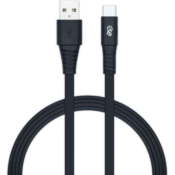 Imagem de Cabo USB e Tipo C 1,2m Preto 1 UN i2GO