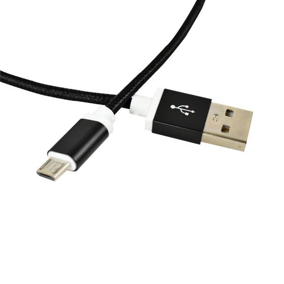 Imagem de Cabo USB EVUS FAST Charge Micro USB 5P 1.0M C-058 Preto