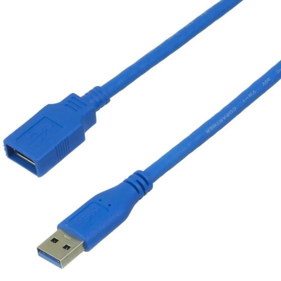Imagem de Cabo USB Extensor 5M 3.0 Azul