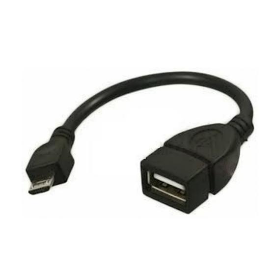 Imagem de Cabo usb femea x v8 macho otg