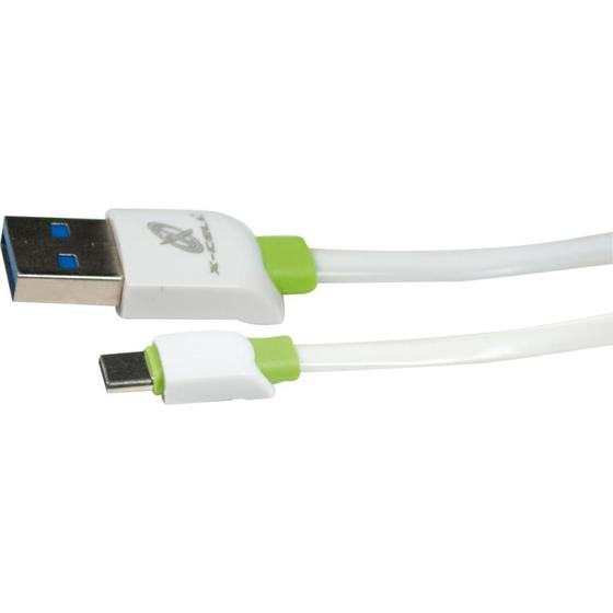 Imagem de Cabo USB FLAT/TYPE C -3.0A/1M Branco