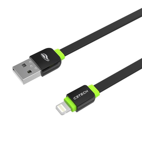 Imagem de Cabo USB-Lightning CB-110BK Preto C3Tech