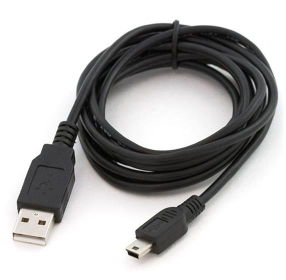 Imagem de Cabo USB  (m)  mini 5p 1.80 Mini USB 5 Pinos