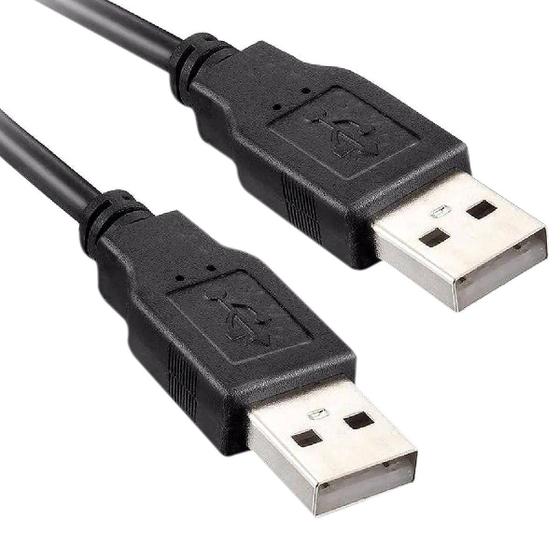 Imagem de Cabo USB Macho x Macho AM+AM de 1,5 Metros e Filtro contra Interferências Preto 03937 NT