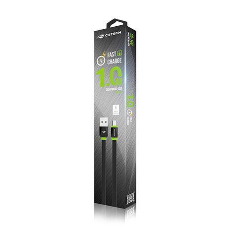 Cabo Usb Micro 1Mt CB-100BK - C3Tech Menor preço em Cabo Usb Micro 1Mt CB-100BK - C3Tech