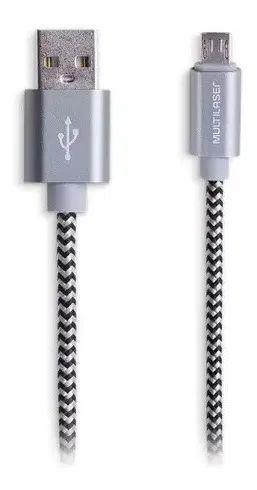 Imagem de Cabo Usb / Micro Usb 1,5 Metros Nylon Multilaser - Wi341