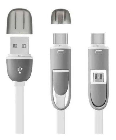 Imagem de Cabo Usb / Micro Usb Com Adaptador Tipo-c Multilaser - Wi351