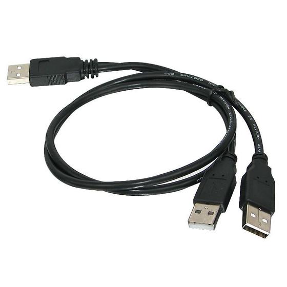 Imagem de Cabo USB para HD Externo - 1 USB x 2 USB