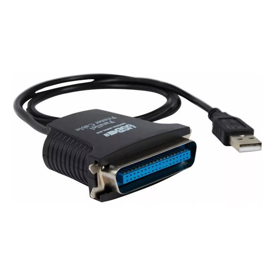 Imagem de Cabo USB para Paralelo Centronics Lotus LT-1284 36 Vias