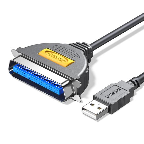 Imagem de Cabo USB para Porta Paralela UGREEN (3m) - Compatível com Impressoras Antigas