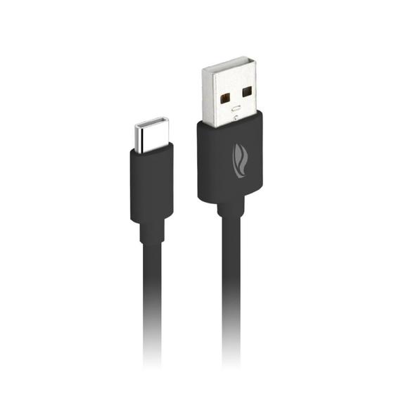 Imagem de Cabo USB Para USB C 1 metro 3A CB-C10BK Carregamento Rápido - C3Tech