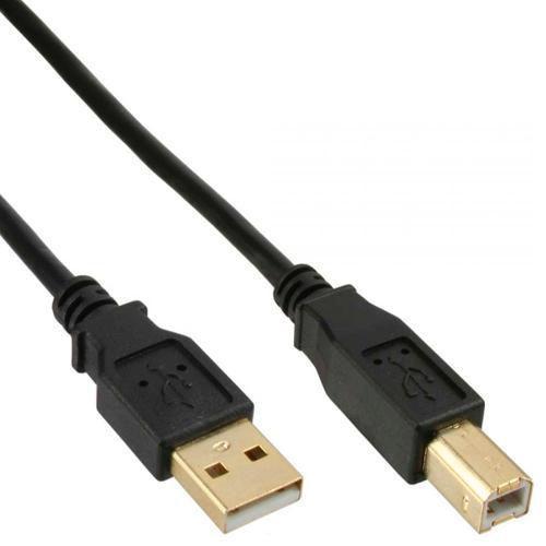 Imagem de Cabo USB PLUS Cable 2.0 a - Macho X B - Macho 3MT Preto PC-USB3001-