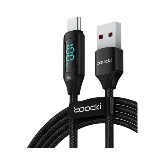 Imagem de Cabo USB Tipo C 100W - Carregamento Rápido (1m/2m) - Compatível com Huawei, Honor, Xiaomi e Samsung