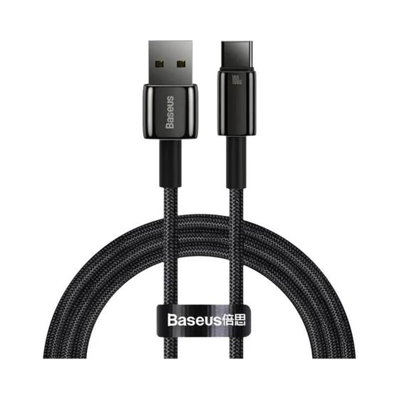 Imagem de Cabo USB Tipo C 100W para Carregamento Rápido - Samsung, Huawei, Realme, OnePlus e Poco