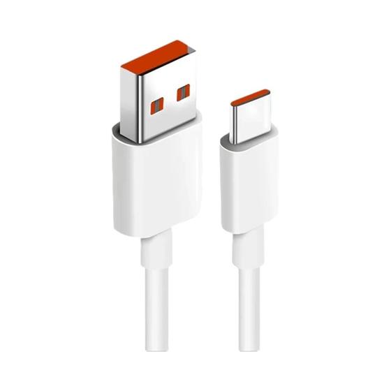 Imagem de Cabo USB Tipo C 120W Turbo para Xiaomi Redmi/Poco/Note - Carregamento Rápido