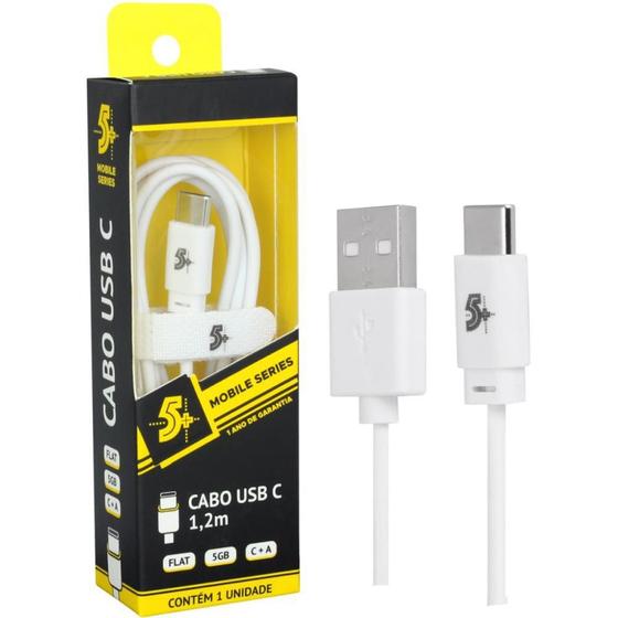 Imagem de Cabo USB Tipo C 3.1 1,20M Branco