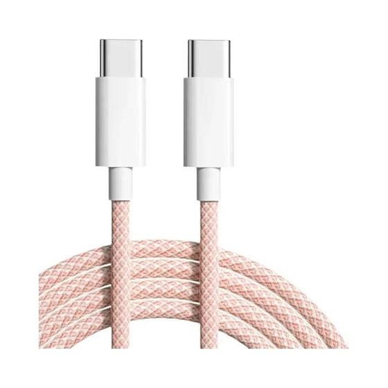 Imagem de Cabo USB Tipo C para iPhone 15 e Xiaomi Poco - Carregamento Rápido 60W PD